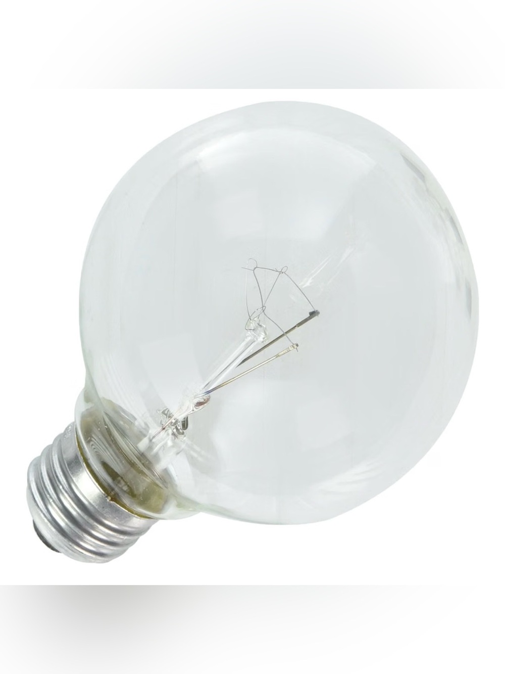Lot of 24 G25 Globe Light Bulbs 40W 130V Clear Medium Base E26 HD Supply 306526